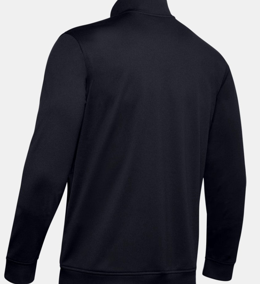 Mens Under Armour Sportstyle Tricot Active Sweatshirt Jacket Black