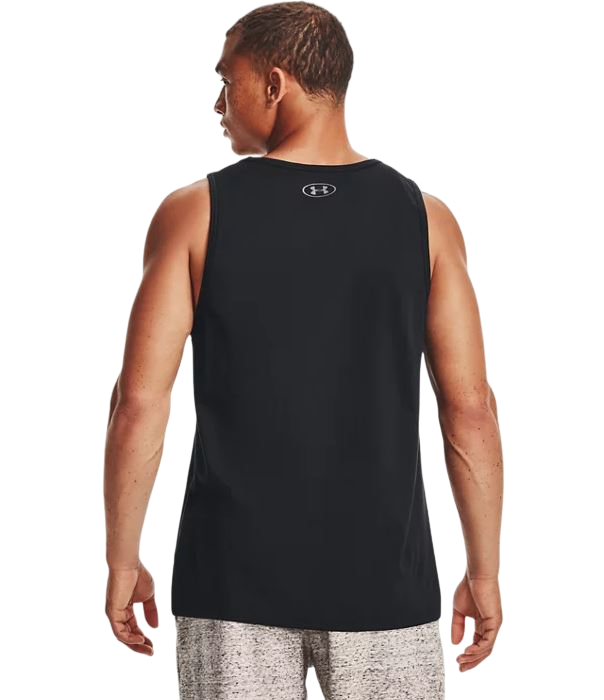 Mens Under Armour Black Sportstyle Tank Top Athletic Singlet