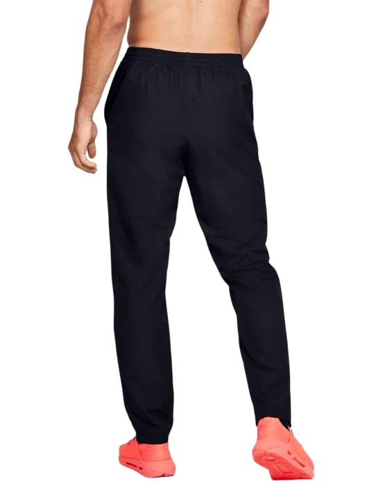 Mens Under Armour Black/ Onyx White Vital Woven Joggers Athletic Trackies