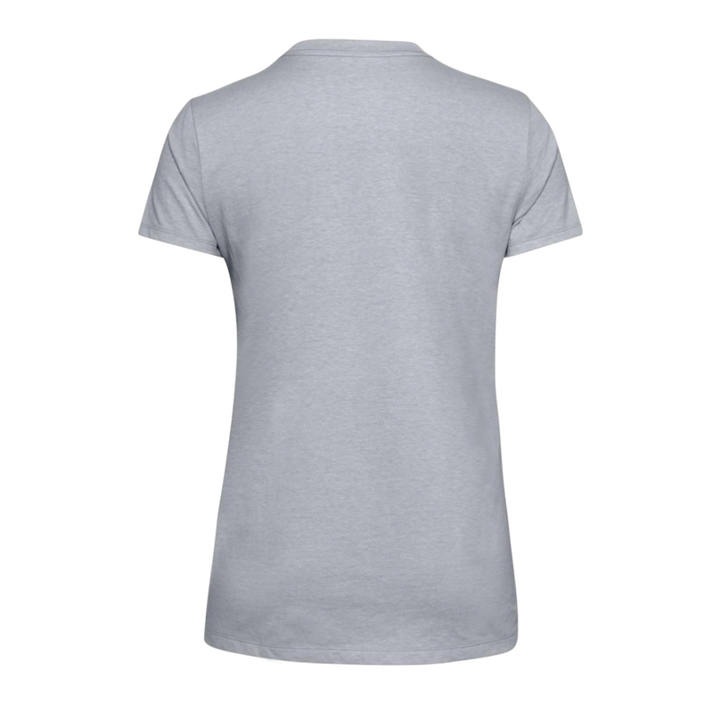 3 x Womens Under Armour Sport Style Logo Short Sleeve Grey Shirt