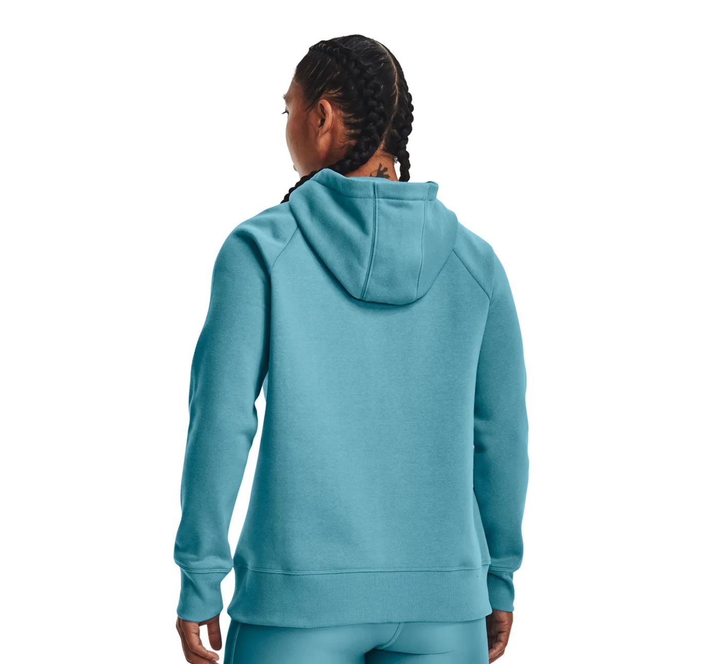Womens Under Armour Rival Fleece Logo Hoodie Blue