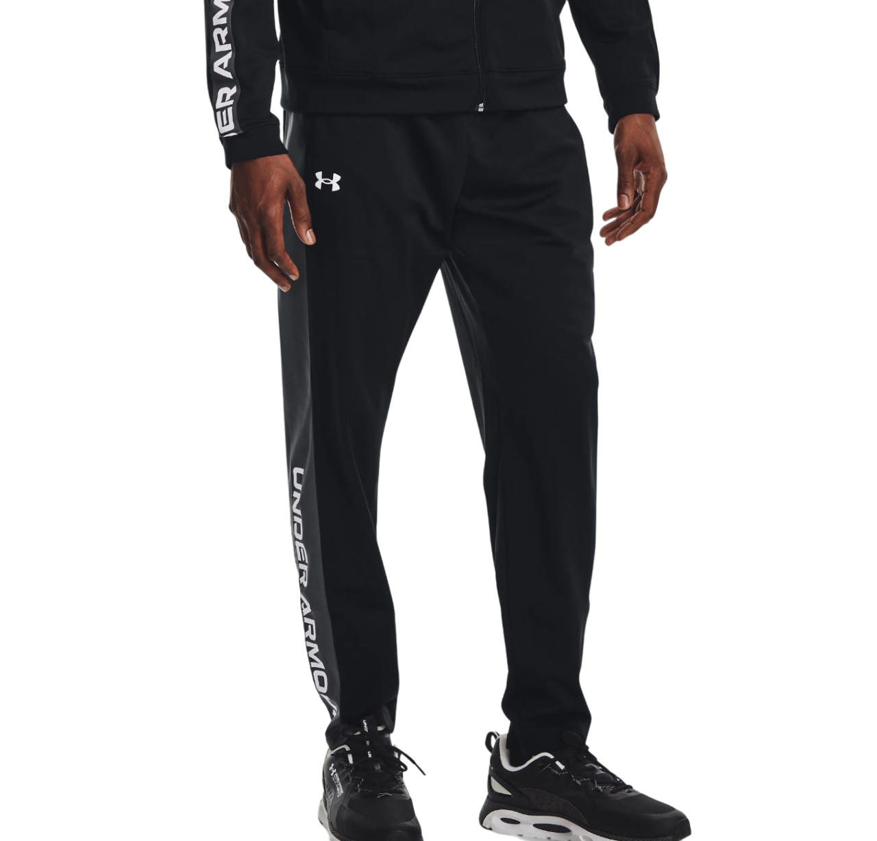Mens Under Armour Brawler Joggers Trackies Black/Grey