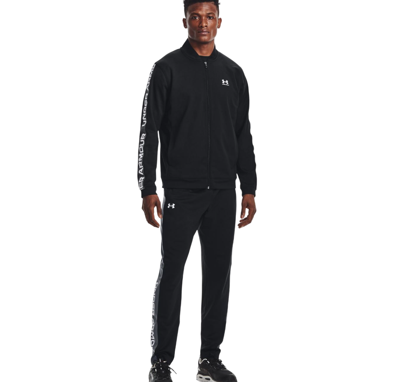 Mens Under Armour Brawler Joggers Trackies Black/Grey