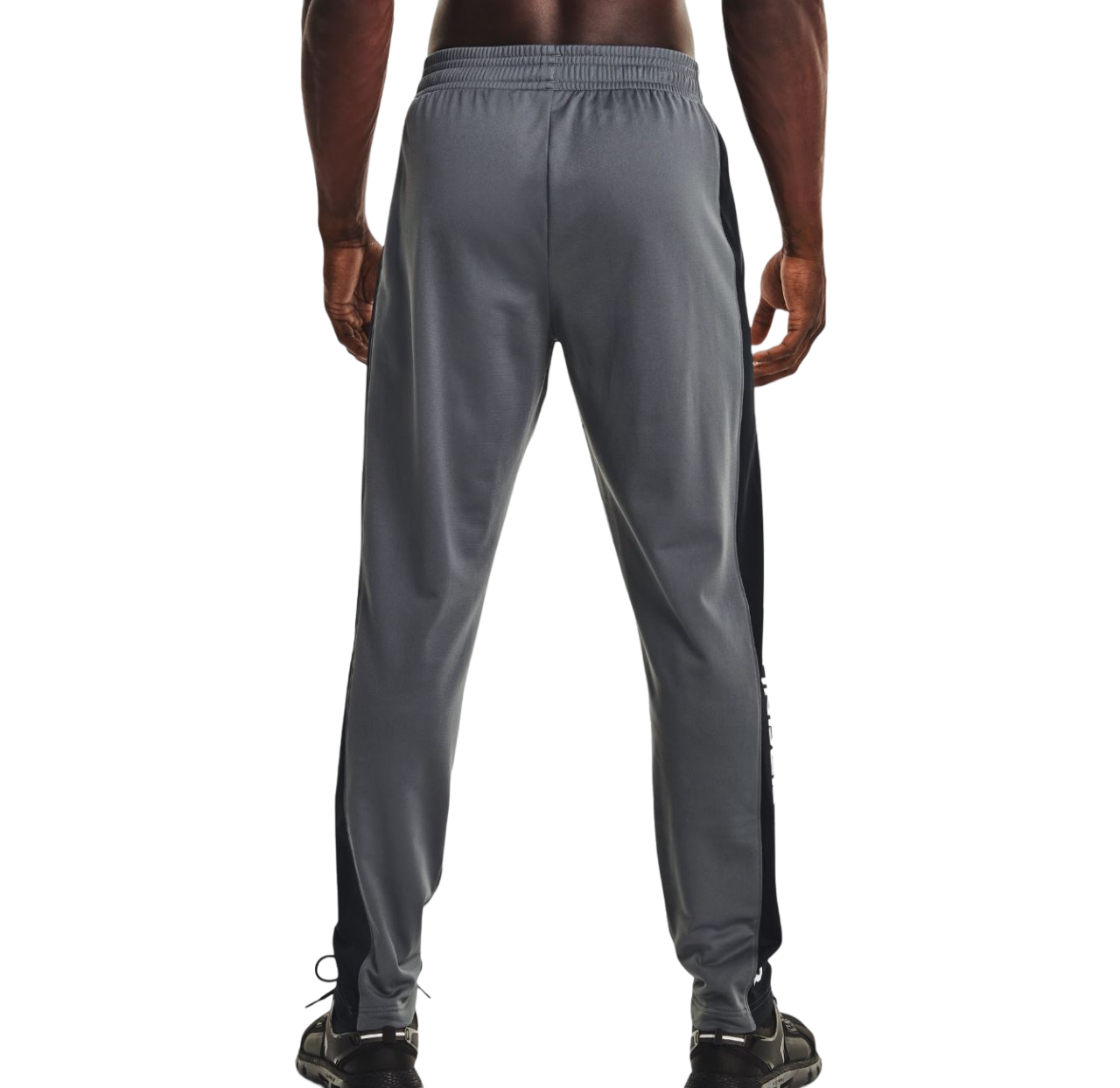 Mens Under Armour Brawler Pants Grey/Black Joggers Athletic Trackies