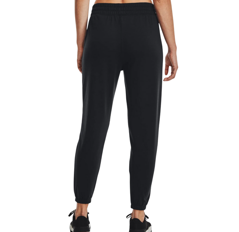 Womens Under Armour Rival Terry Jogger Black Athletic Trackies