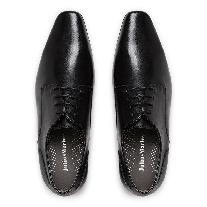 Mens Julius Marlow Grand Black Leather Lace Up Work Dress Formal Shoes
