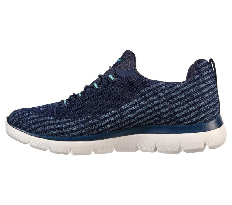 Womens Skechers Summits - Cool Dash Navy Walking Athletic Shoes