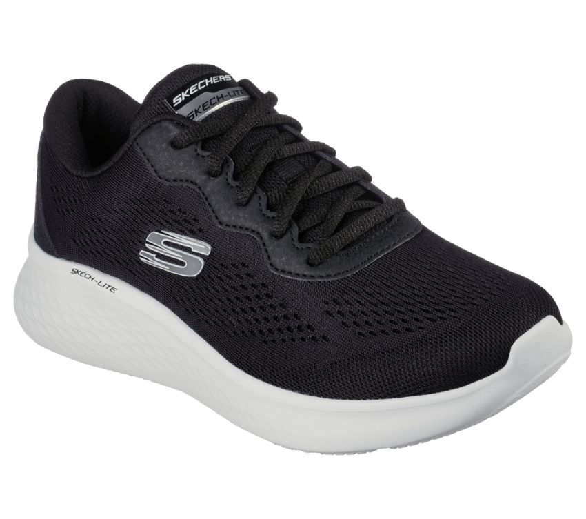 Womens Skechers Skech-Lite Pro - Perfect Time Shoes Black/White