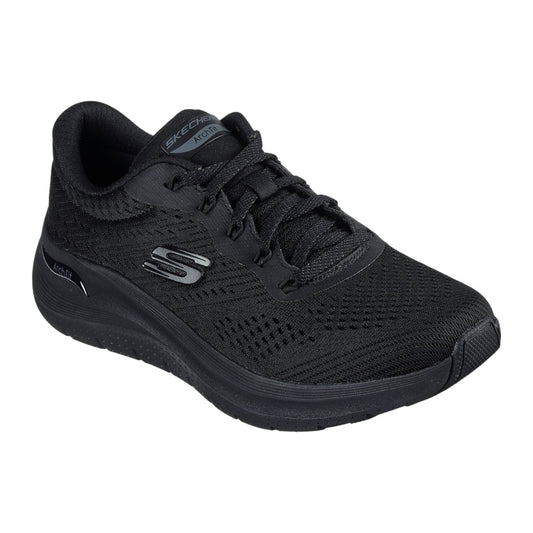 Womens Skechers Arch Fit 2.0 - Big League Shoes Black/Black