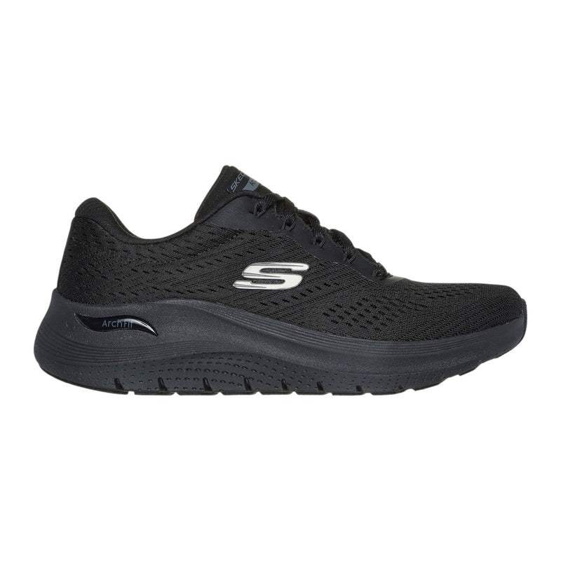 Womens Skechers Arch Fit 2.0 - Big League Shoes Black/Black