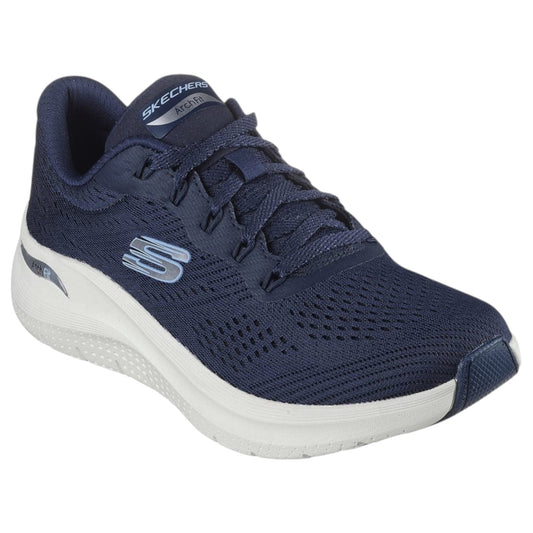 Womens Skechers Arch Fit 2.0 - Big League Shoes Navy