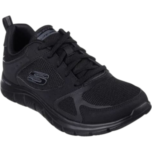 Womens Skechers Track - Grand Scene Shoes Black/Black