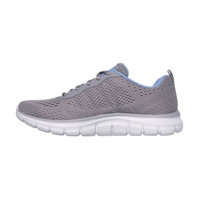 Womens Skechers Track - New Staple Sneaker Grey/ Blue Shoes