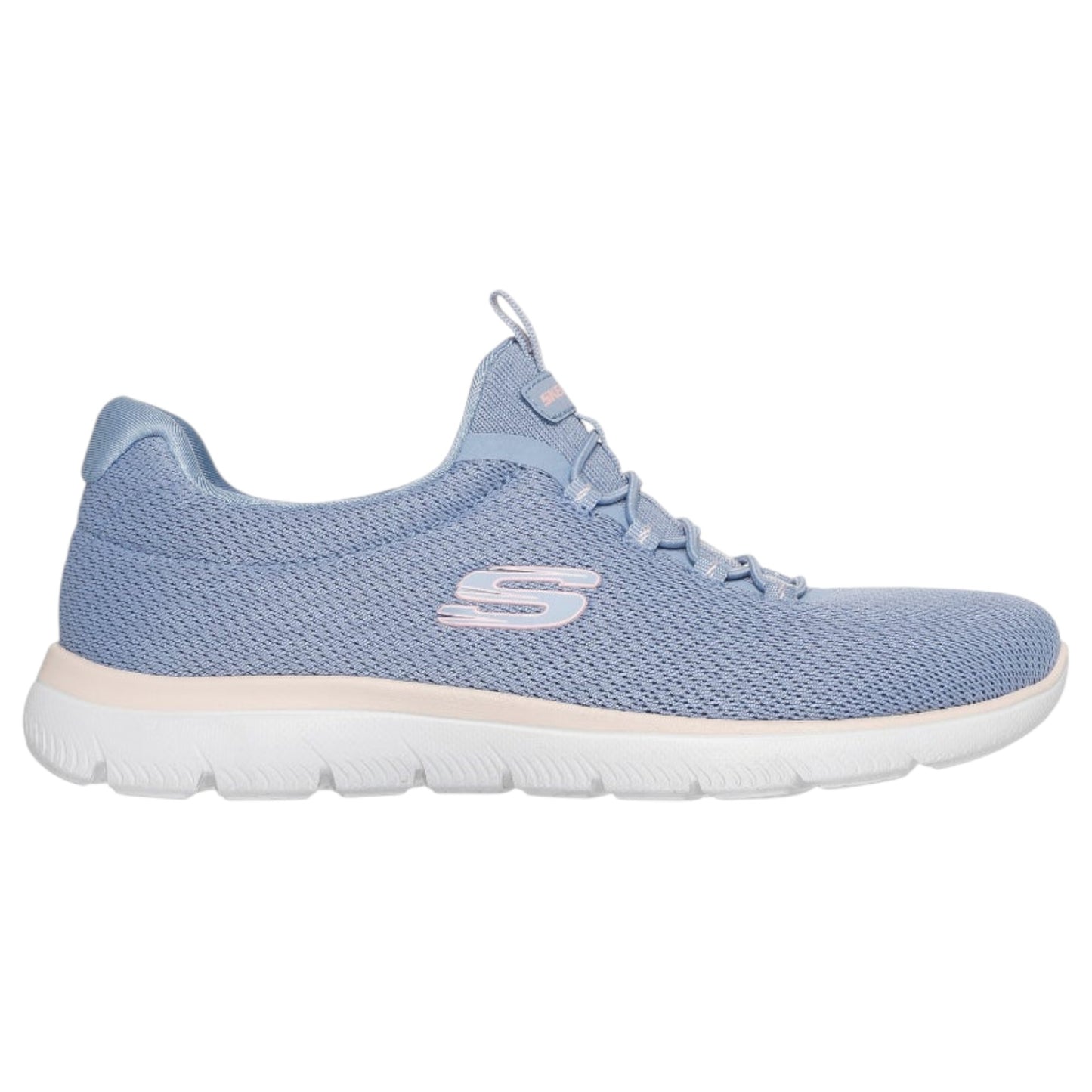 Womens Skechers Summits - Summer Blush Shoes Light Blue/Multi