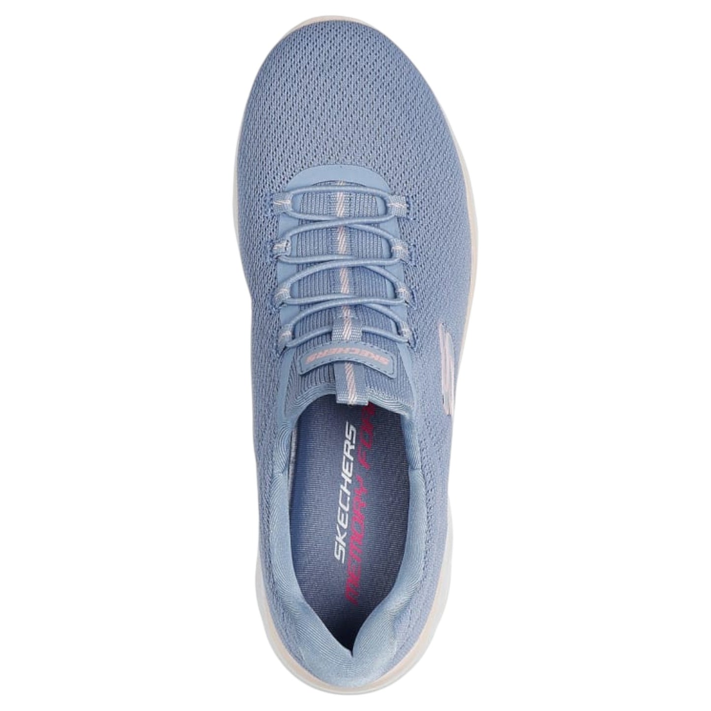 Womens Skechers Summits - Summer Blush Shoes Light Blue/Multi