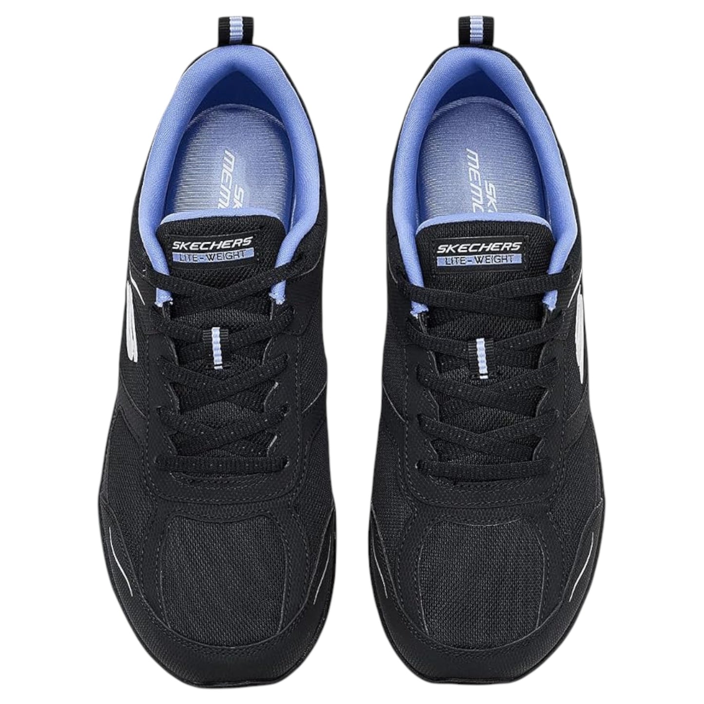Womens Skechers Summits - True Flow Shoes Black/Blue