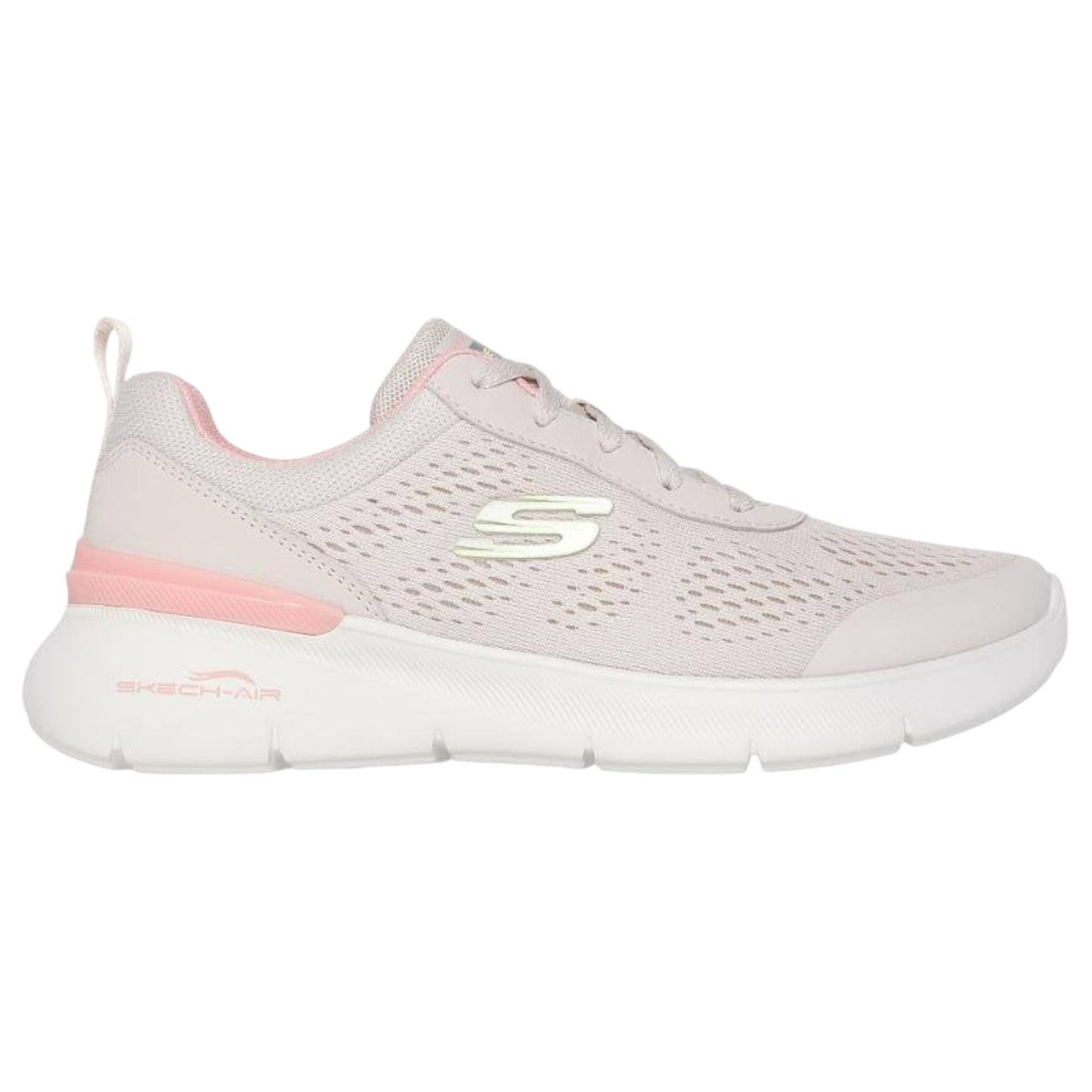 Womens Skechers Skech-Air Dynamight 2.0 - New Heights Shoes Natural Pink