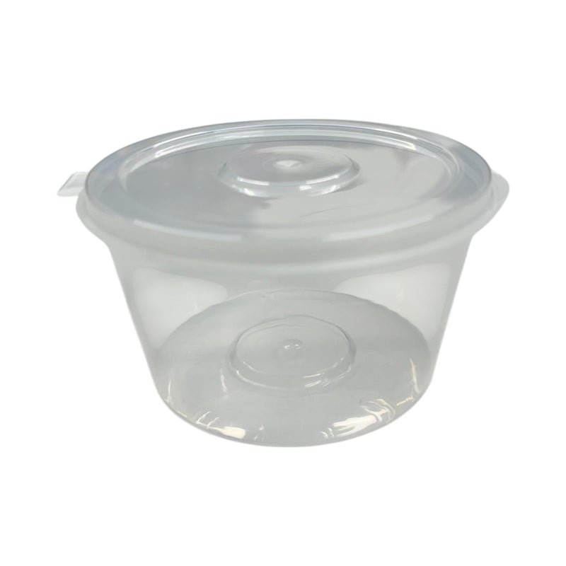 50 X 150Ml Clear Plastic Sauce Containers With Lids Takeaway Grazing Container