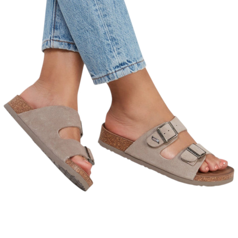 Womens Skechers Arch Fit Granola Sandals Taupe