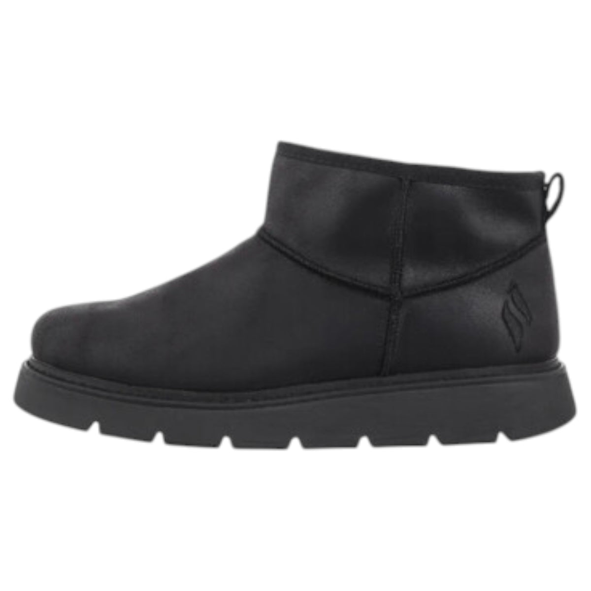 Womens Skechers Keepsakes Lite Snow Bird Black Slipper Boots