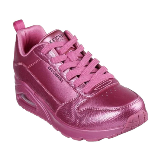 Womens Skechers Uno - Slither And Shine Shoes Magenta