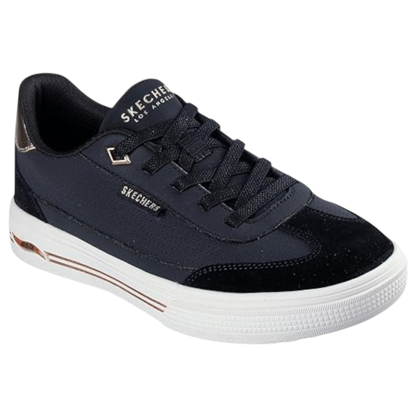 Womens Skechers Arch Fit Arcade - Diamond Daze Shoes Black