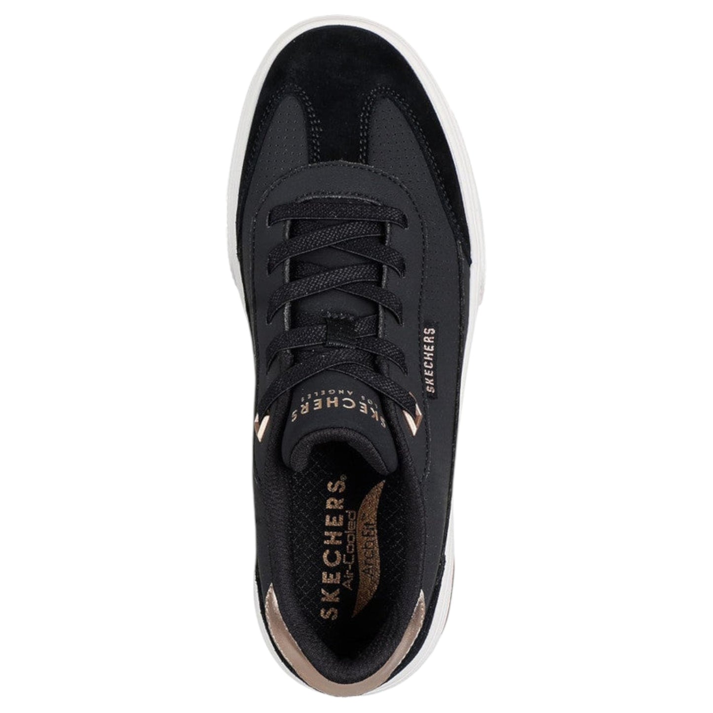 Womens Skechers Arch Fit Arcade - Diamond Daze Shoes Black