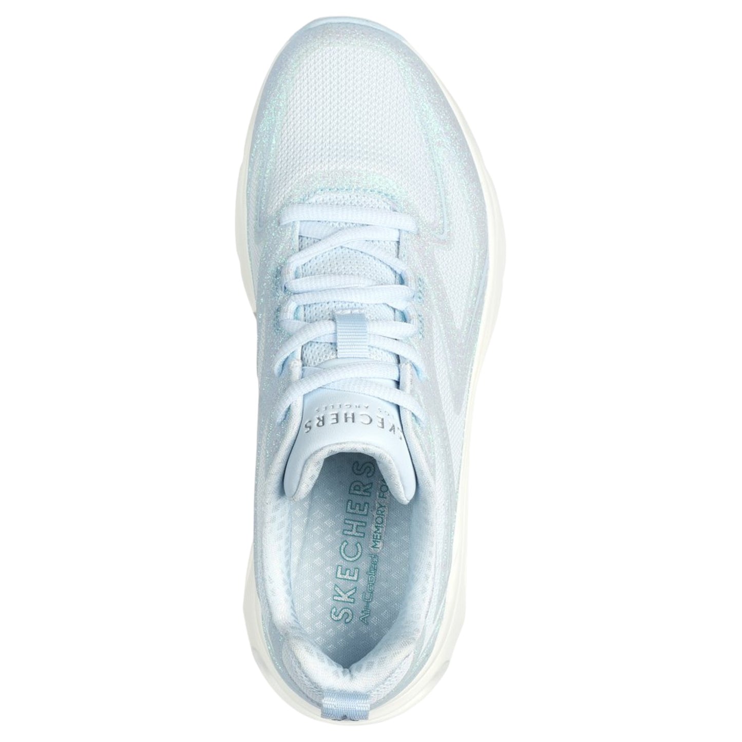 Womens Skechers Tres-air Uno - Glit-airy Shoes Light Blue