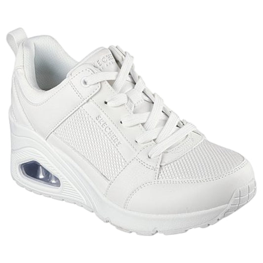Womens Skechers UNO Wedge - Everything Nice Shoes White