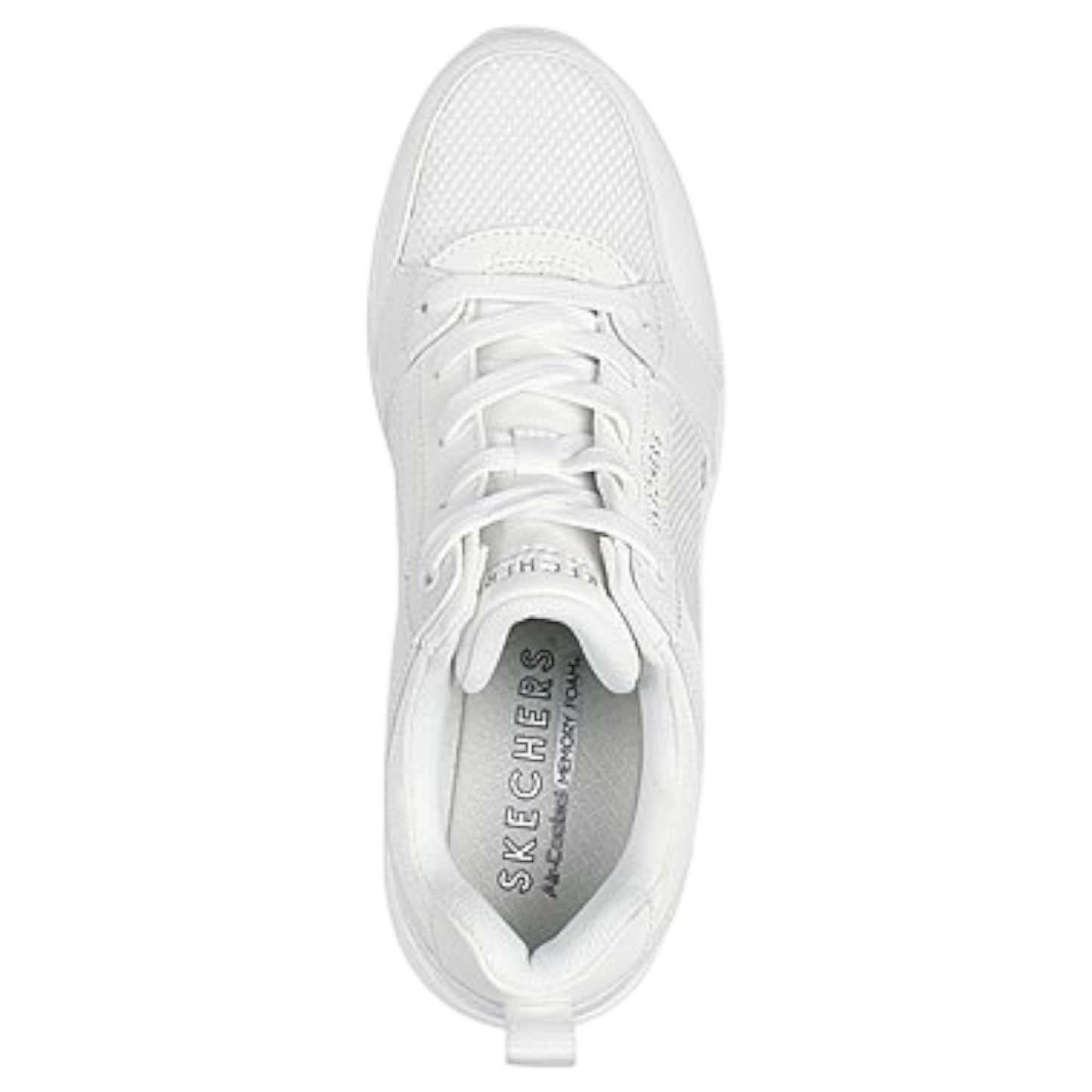 Womens Skechers UNO Wedge - Everything Nice Shoes White