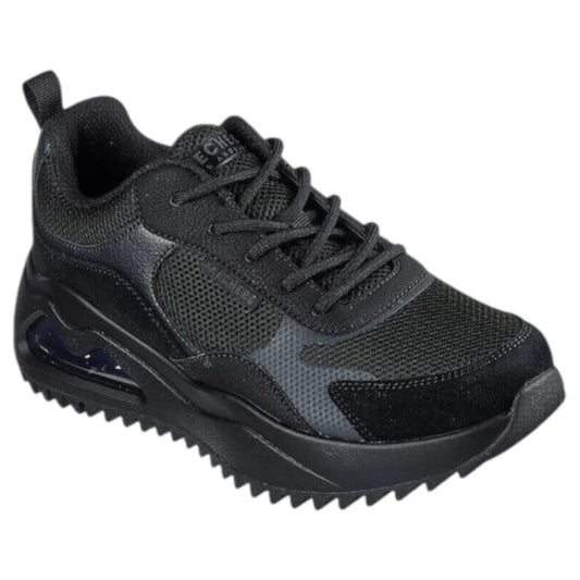 Womens Skechers Uno Peaks Shoes Pitch Black