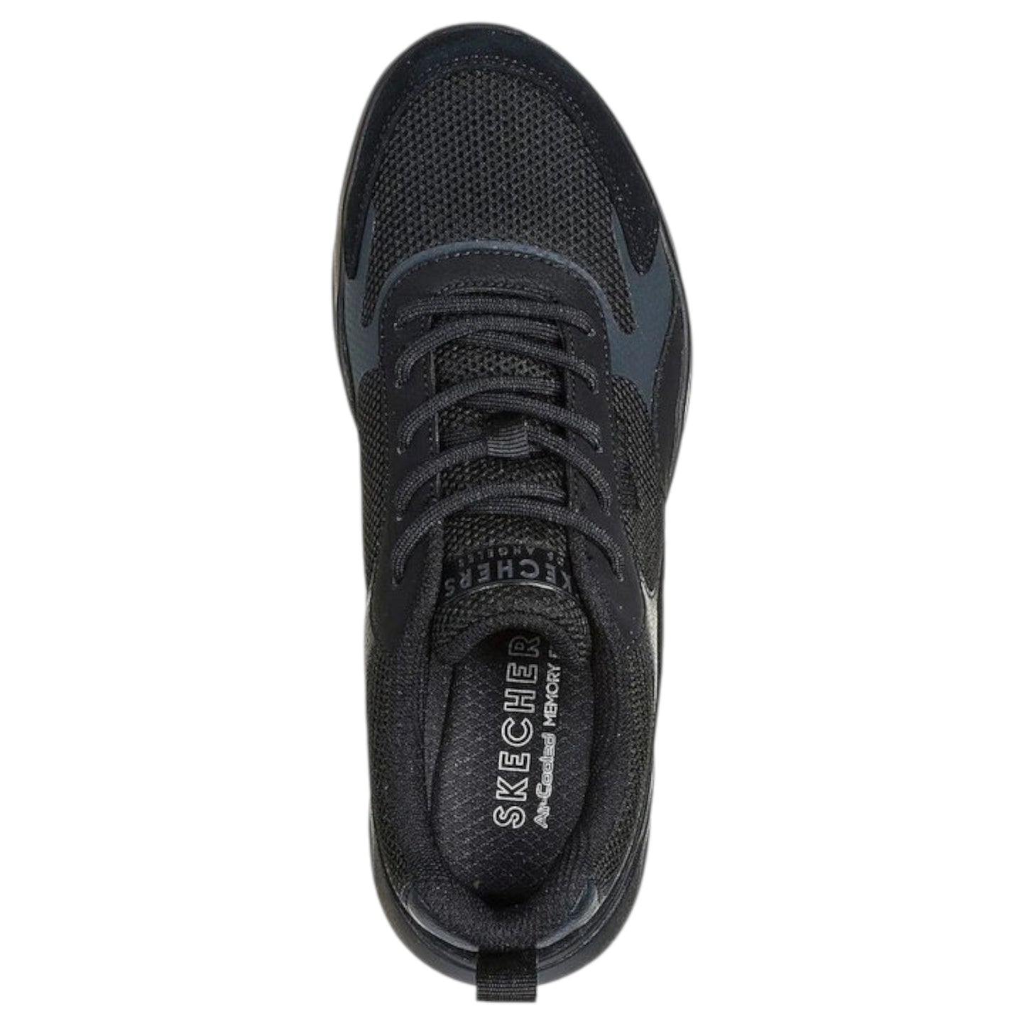 Womens Skechers Uno Peaks Shoes Pitch Black