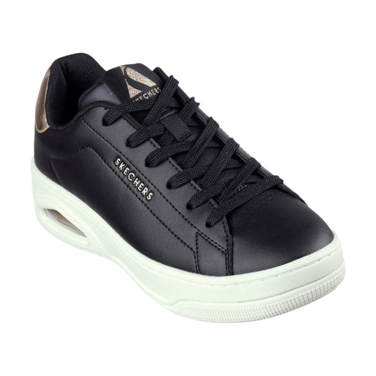 Womens Skechers Uno Court - Courted Air Shoes Black