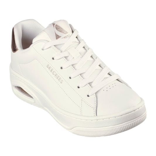 Womens Skechers Uno Court - Courted Air Shoes White