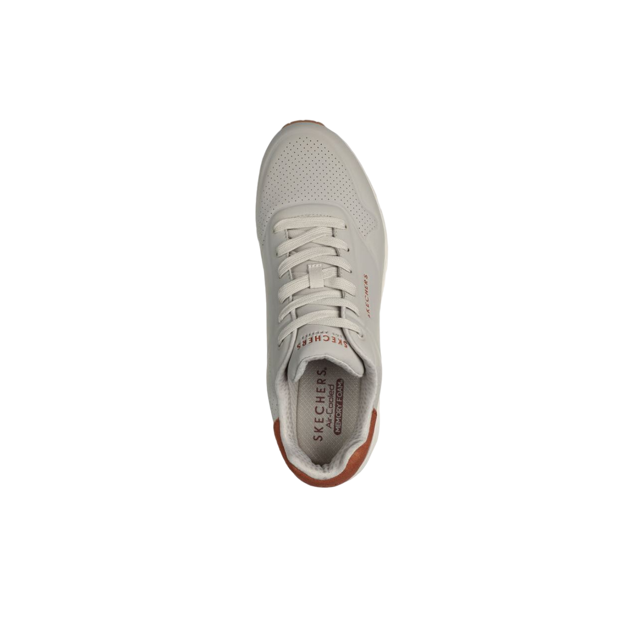 Mens Skechers Uno - Suited On Air Shoes Natural