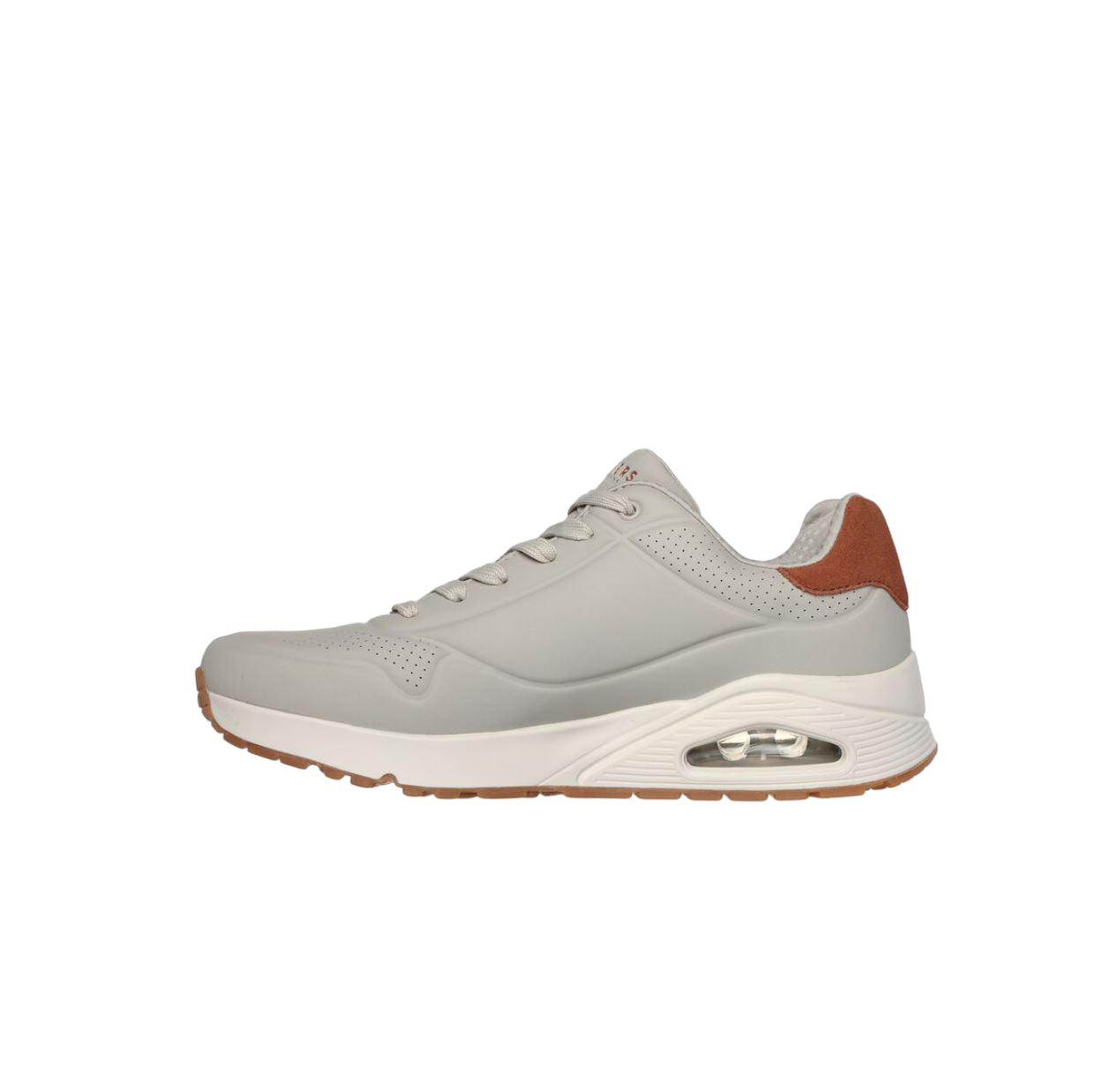 Mens Skechers Uno - Suited On Air Shoes Natural