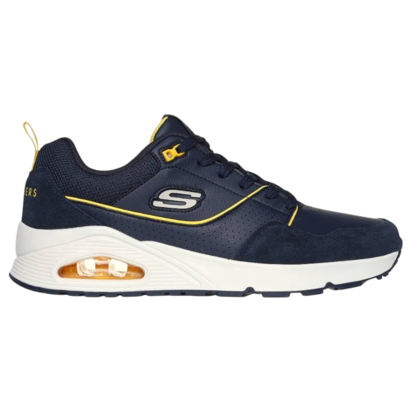 Mens Skechers Uno - Retro One Shoes Navy