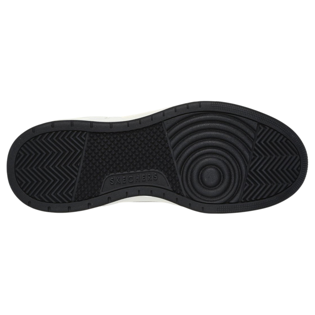 Mens Skechers Uno Court - Low-Post White/Blue Sneaker Shoes