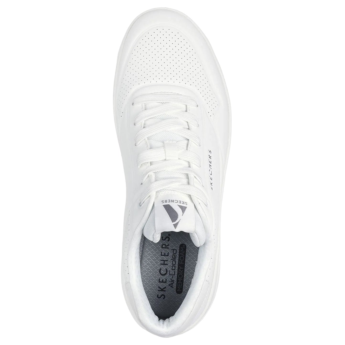 Mens Skechers Uno Court Shoes White