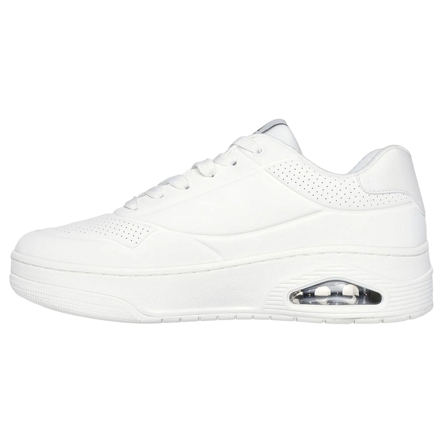 Mens Skechers Uno Court Shoes White