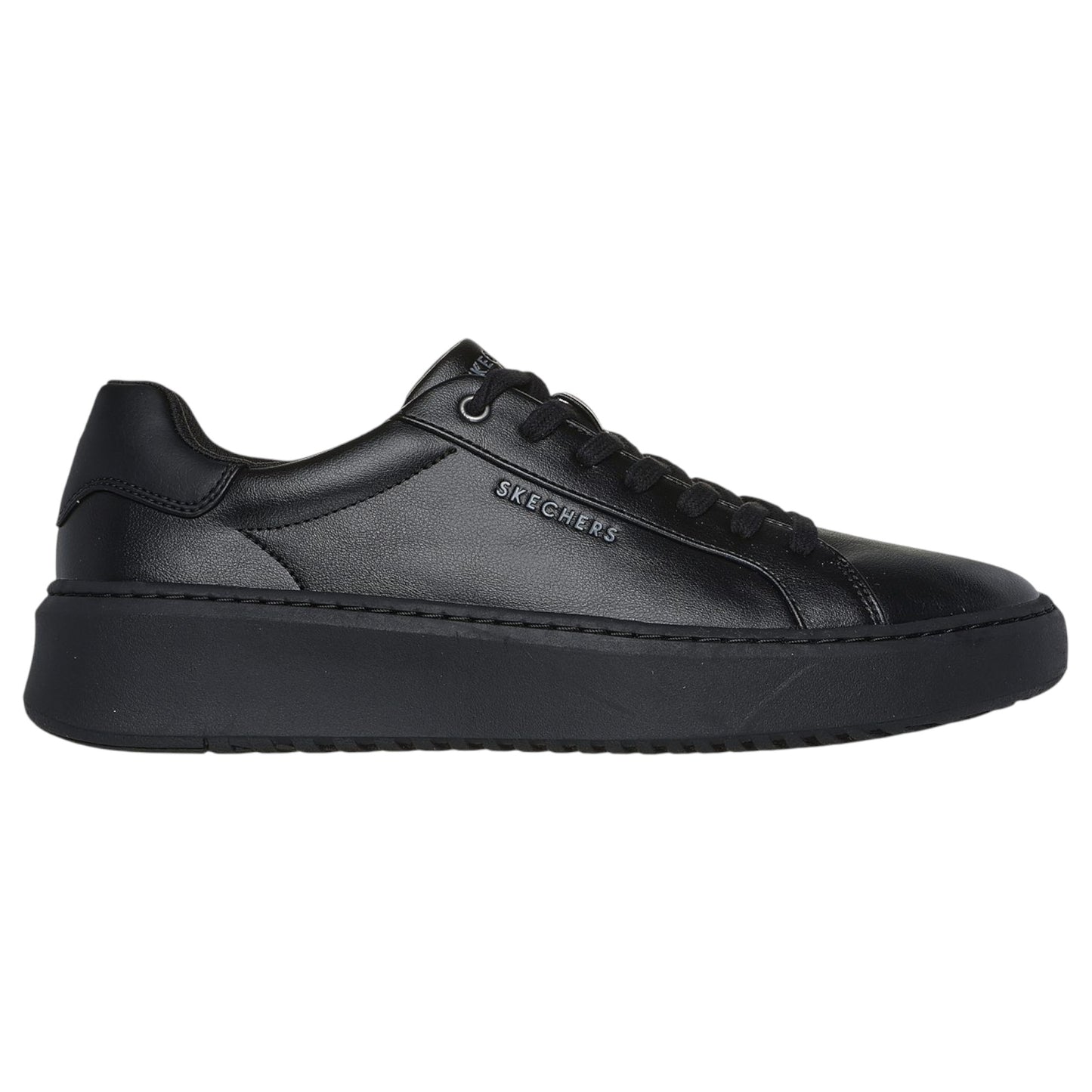 Mens Skechers Court Break - Suit Sneaker Shoes Pitch Black