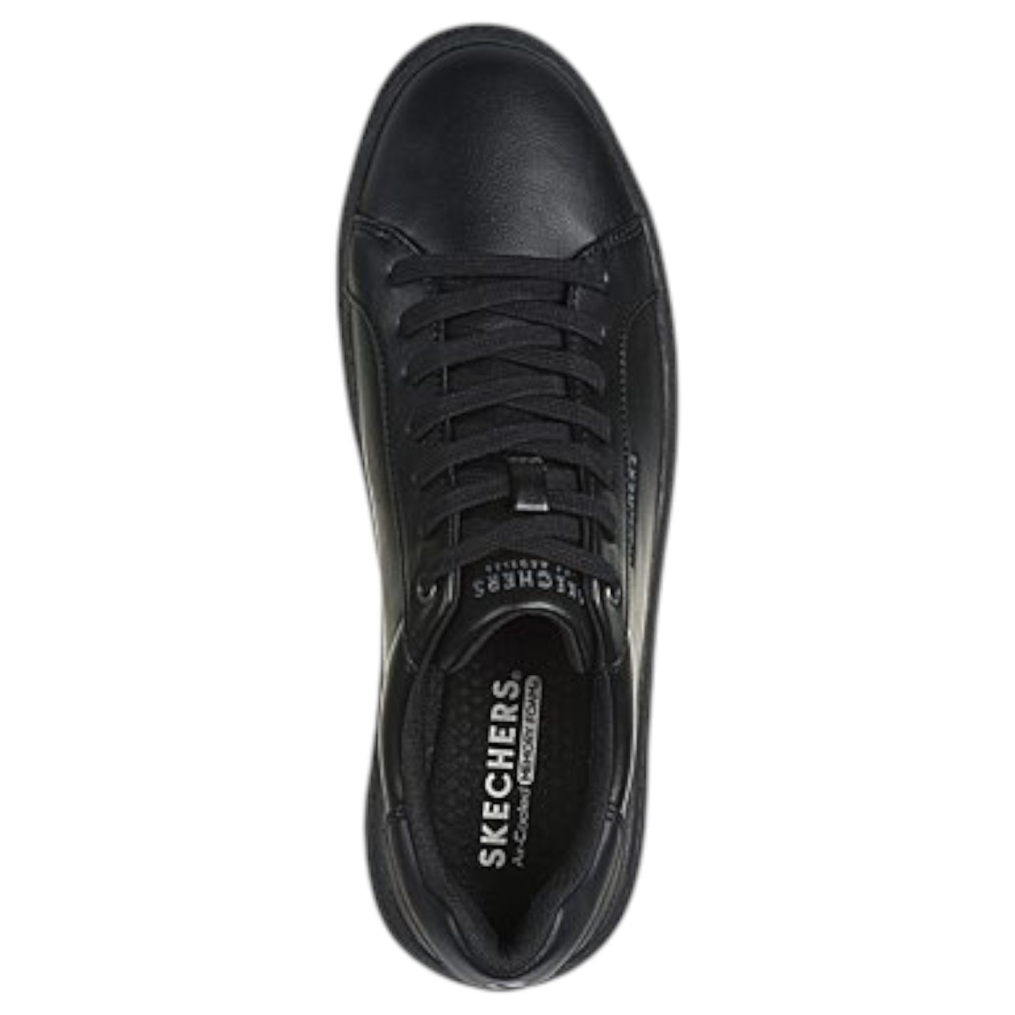 Mens Skechers Court Break - Suit Sneaker Shoes Pitch Black