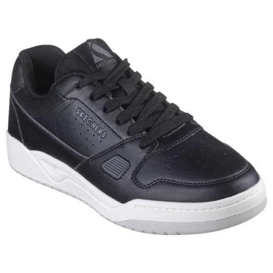 Mens Skechers Koopa Court - Tiebreak Shoes Black