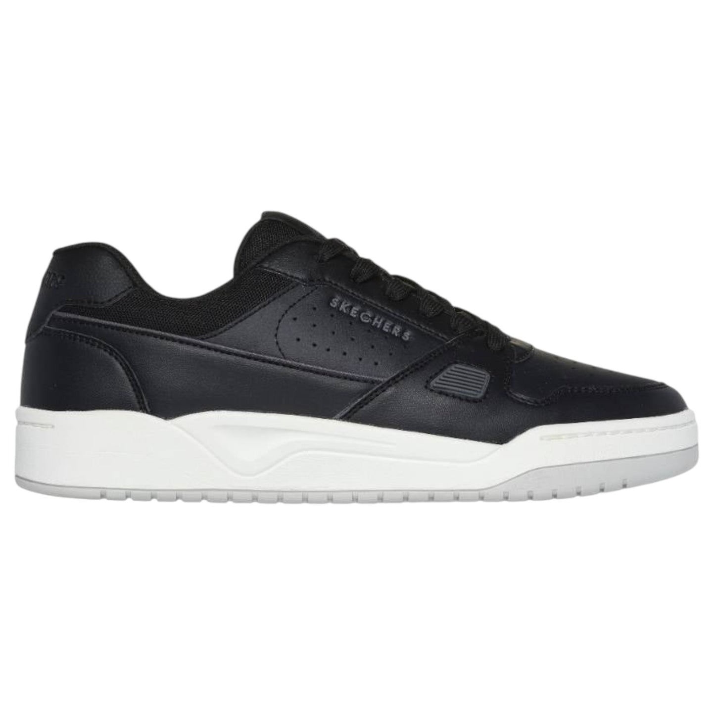 Mens Skechers Koopa Court - Tiebreak Shoes Black