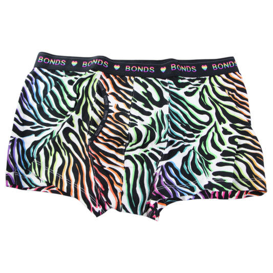 Mens Bonds Guyfront Trunks Underwear Black Multi