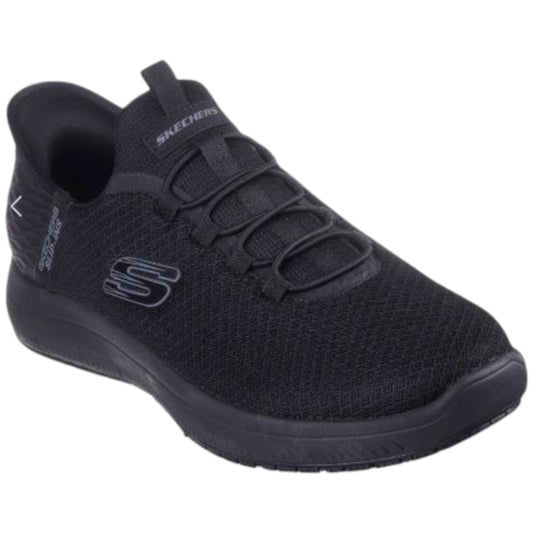 Mens Skechers Slip-Ins Work: Summits - Colsin Shoes Black