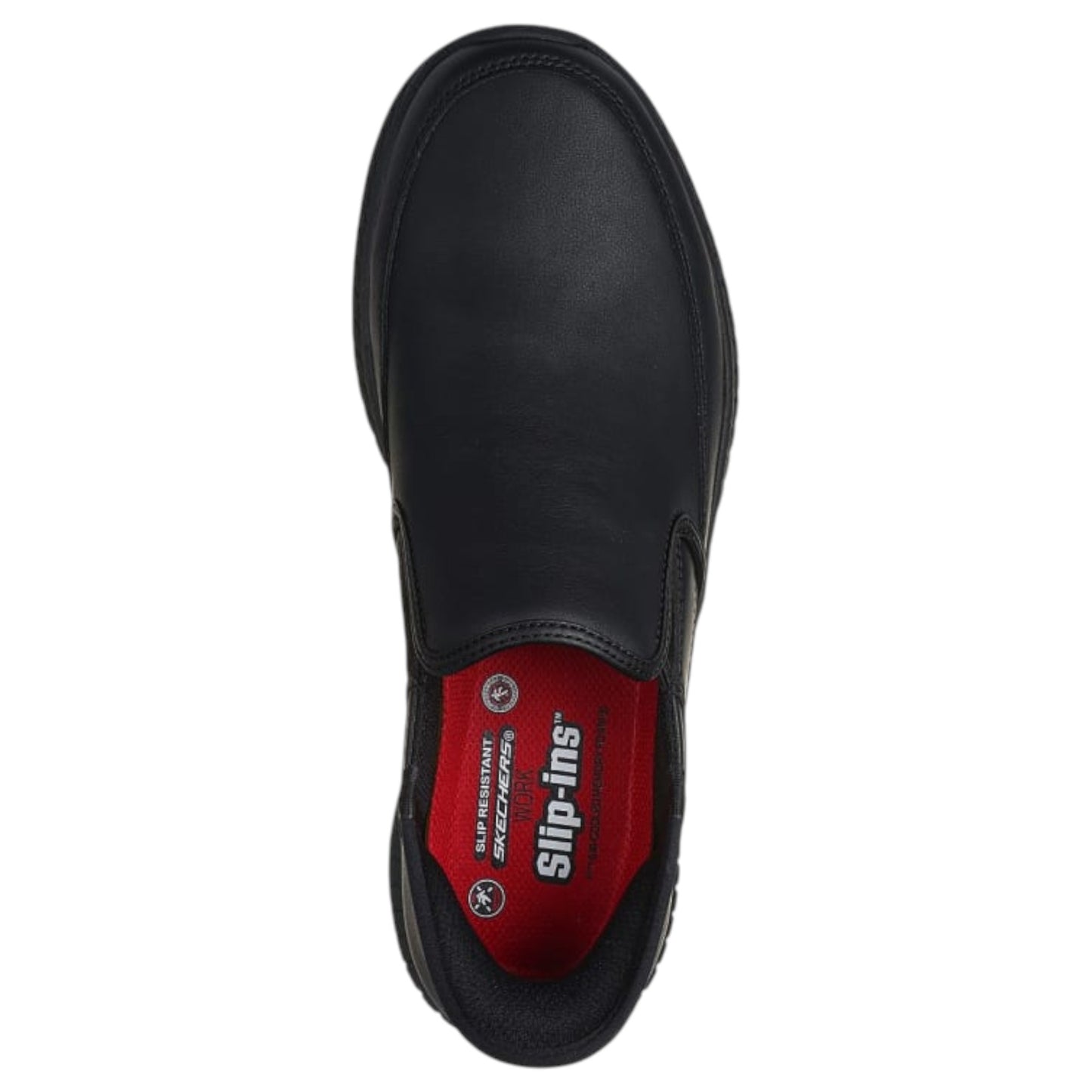 Mens Skechers Slip-Ins: Work: Russom Shoes Black