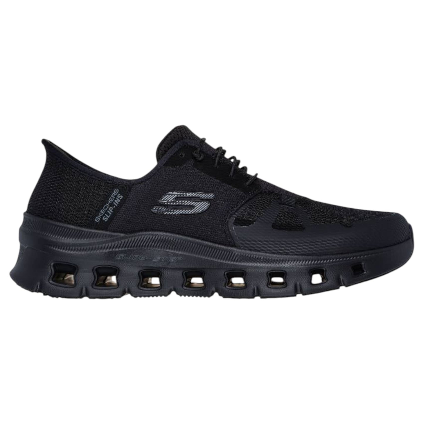 Mens Skechers Slip-Ins Work Slip-Resistant: Glide-Step Pro Shoes Black