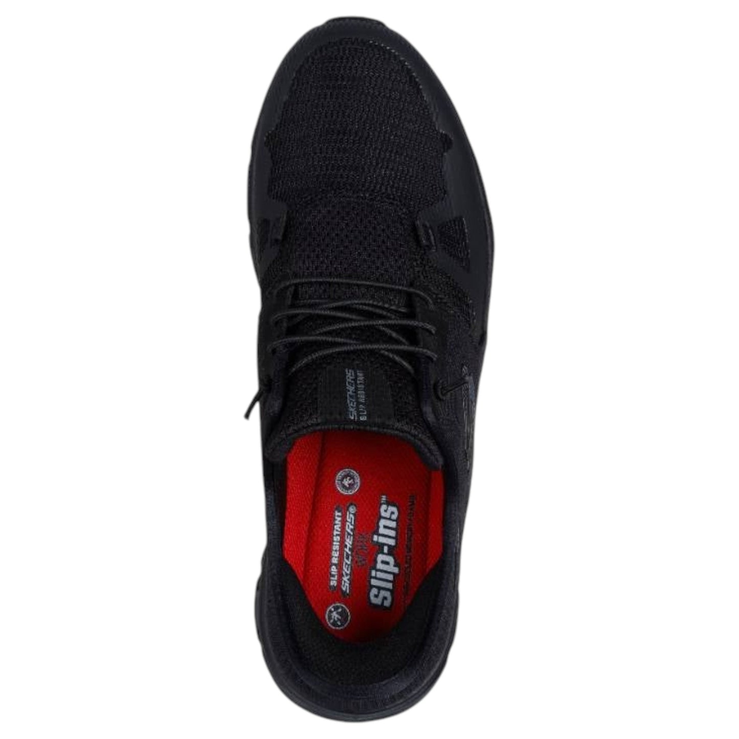Mens Skechers Slip-Ins Work Slip-Resistant: Glide-Step Pro Shoes Black