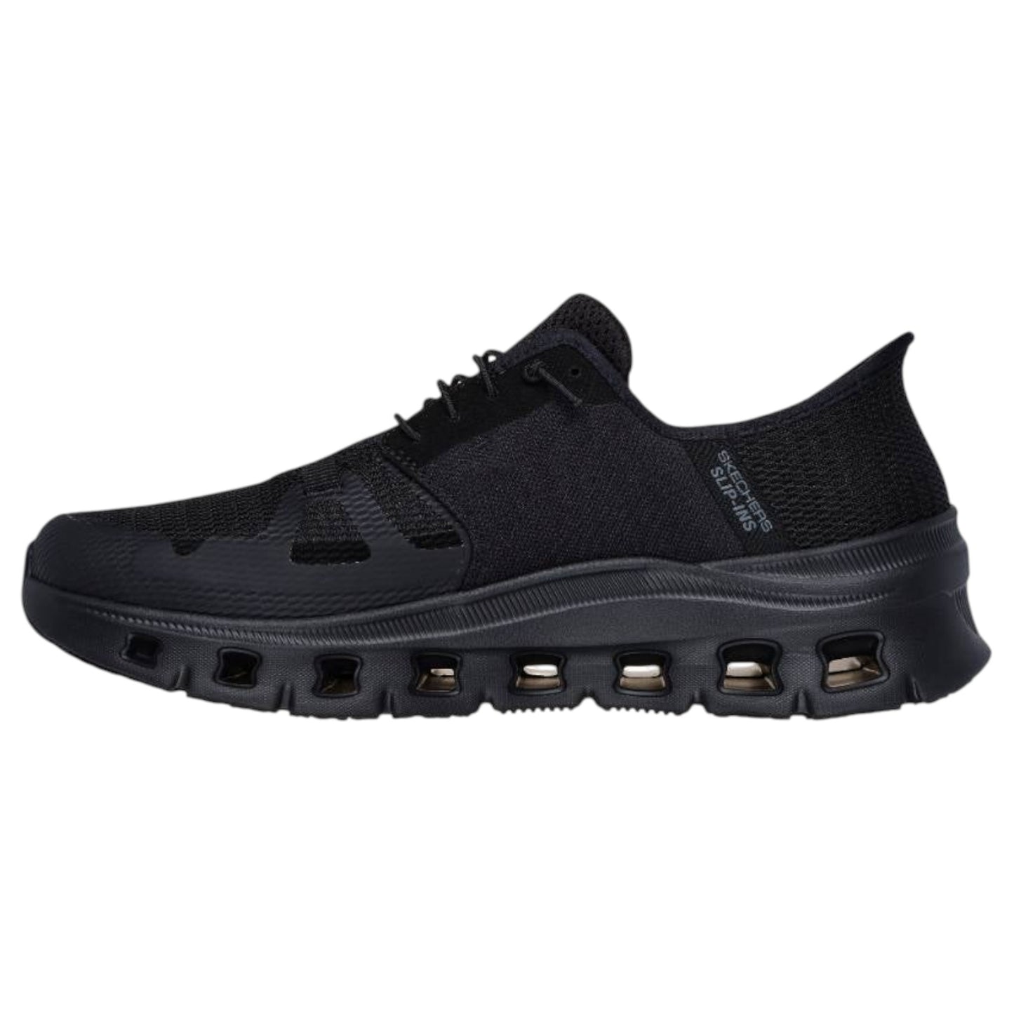 Mens Skechers Slip-Ins Work Slip-Resistant: Glide-Step Pro Shoes Black